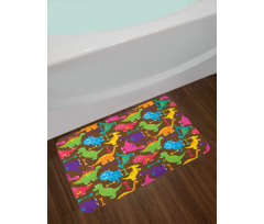 Baby Wild Dinos Kids Bath Mat