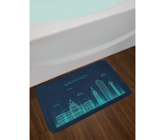 Denver Metropolis Landmark Bath Mat