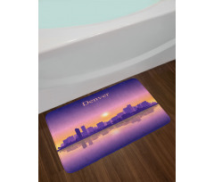 Dramatic Colorado Sunset Sky Bath Mat