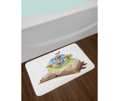 Fantasy Book World Bath Mat