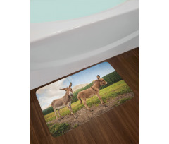 Dolomites Italy Countryside Bath Mat