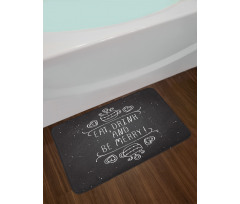 Coffee Heart Bath Mat