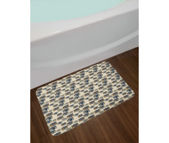 Old Fashioned Photo Devices Bath Mat
