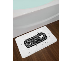 Things to Happen Words Bath Mat