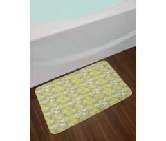 Nostalgic Scroll Style Art Bath Mat