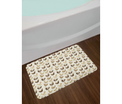 Farming Village Animals Bath Mat