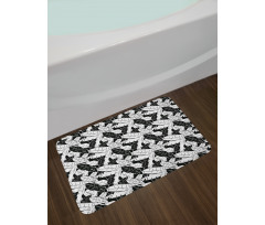 Banana Leaves Tropical Bath Mat