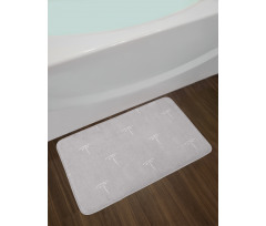 Simplistic Tree Hawaii Bath Mat