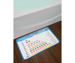 Count to Ten Learning Bath Mat