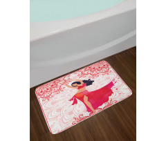 Belly Dancer Woman Bath Mat