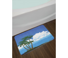 Hawaiian Holiday Island Bath Mat