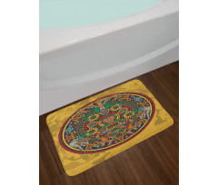 Symbolic Medallion Bath Mat