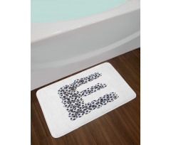 Balls Hexagon Motifs Bath Mat