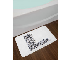 Football Theme Bath Mat