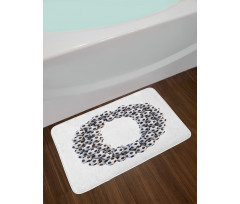 Round Oval Bath Mat