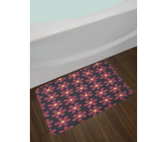 Doodle Botanical Elements Bath Mat