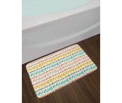 Traditional Aztec Folklore Bath Mat