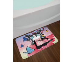 Fairy Girl with Wings Bath Mat