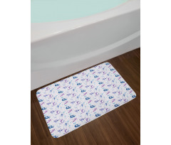 Butterflies and Fairies Bath Mat