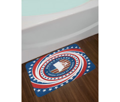 Swirled Stars and USA Bath Mat