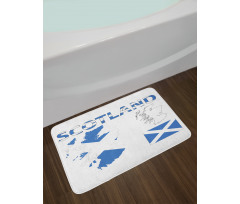 Country Map and the Flag Bath Mat