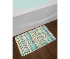 Modern Cuvy Lines Bath Mat