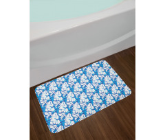 Watercolor Art Paint Drops Bath Mat