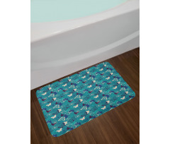 Feminine Pattern Bath Mat