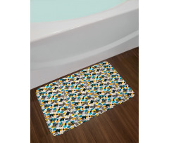 Spring Bugs and Leaves Bath Mat