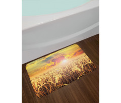 Anther Field Sunset Bath Mat