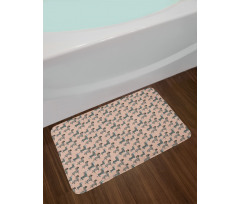 Kids Safari Doodle Zebra Bath Mat