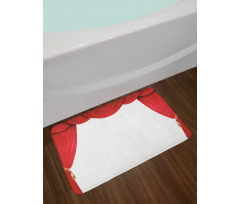 Classic Stage Curtains Open Bath Mat
