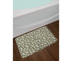 Hand-drawn Food Pattern Bath Mat