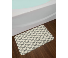 Raw Organic Cocoa Beans Bath Mat