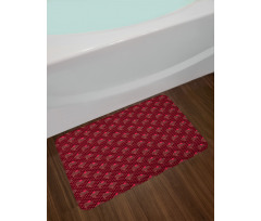 Yummy Cupcakes Cherry Top Bath Mat