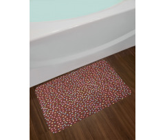 Polka Dot Glaze Sprinkles Bath Mat