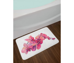 Pink Blossoms on a Branch Bath Mat