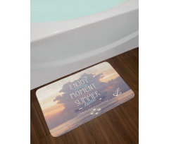 Dream Words Summer Time Art Bath Mat