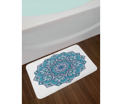 Curly Eastern Flower Bath Mat