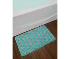 Medieval Floral Royal Bath Mat