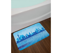 American City Silhouette Bath Mat