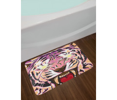 Strong Animal Eyes Bath Mat