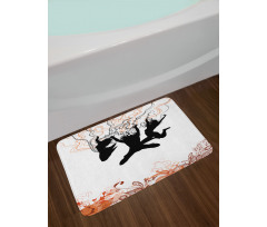 Energic Youth Theme Bath Mat