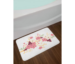 Japanese Garden Art Bath Mat