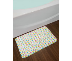 Alpaca Mountain and Cactus Bath Mat