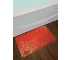 Radiant Romantic Design Bath Mat