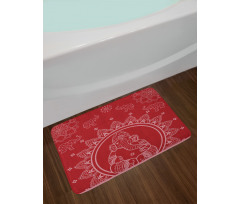 Elephant Diwali Traditions Bath Mat