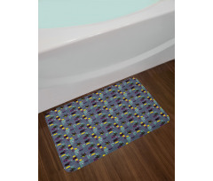 Cacti with Modern Theme Bath Mat