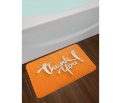 Curvy Joint Gratefulness Bath Mat