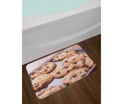 Chocolate Snacks on a Tray Bath Mat